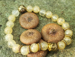 Rutilated Quartz Bracelet