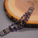 Amethyst Multilayer Bracelet