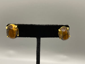 Natural Stone Stud Earrings
