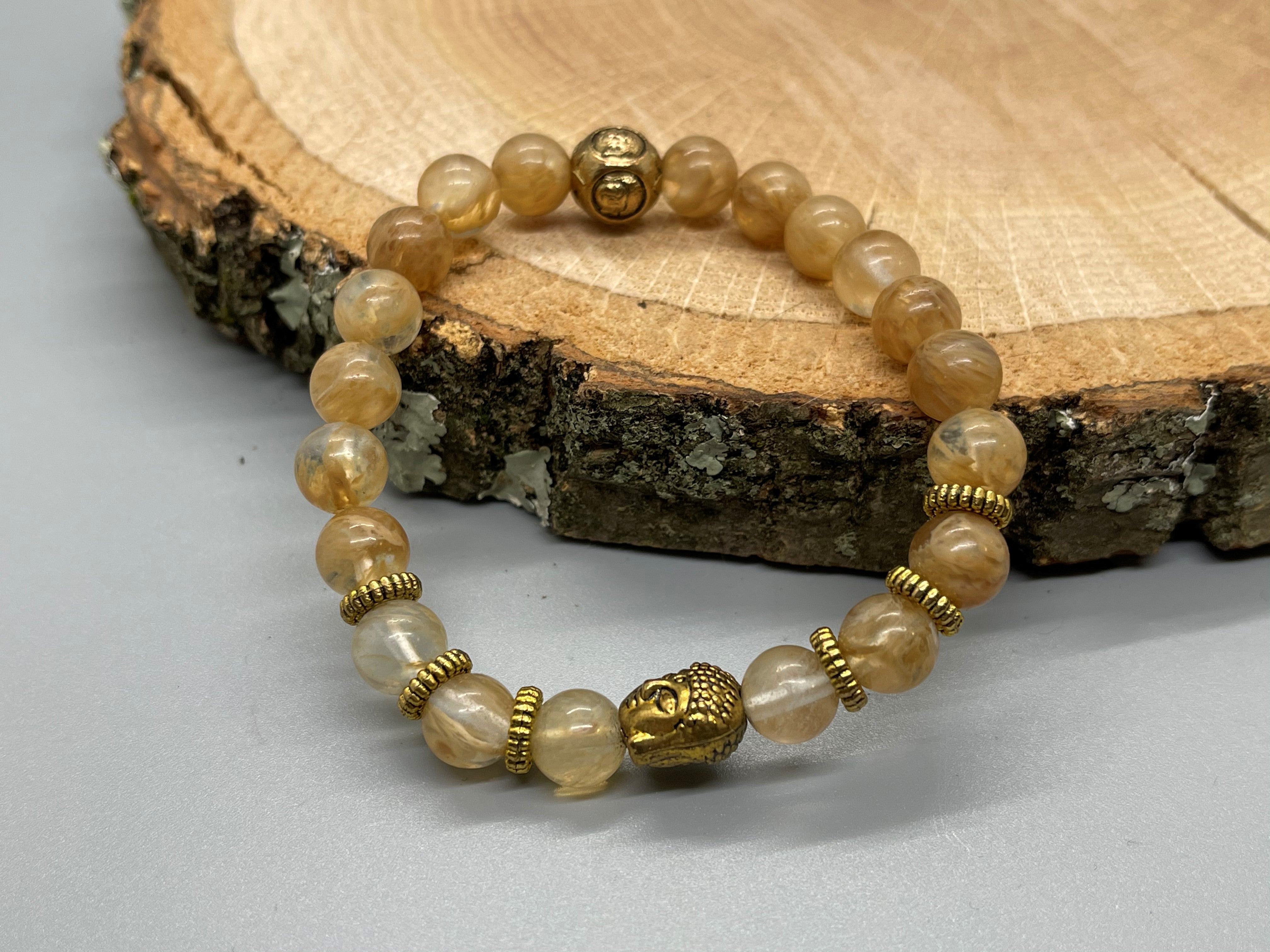 Rutilated Quartz Bracelet