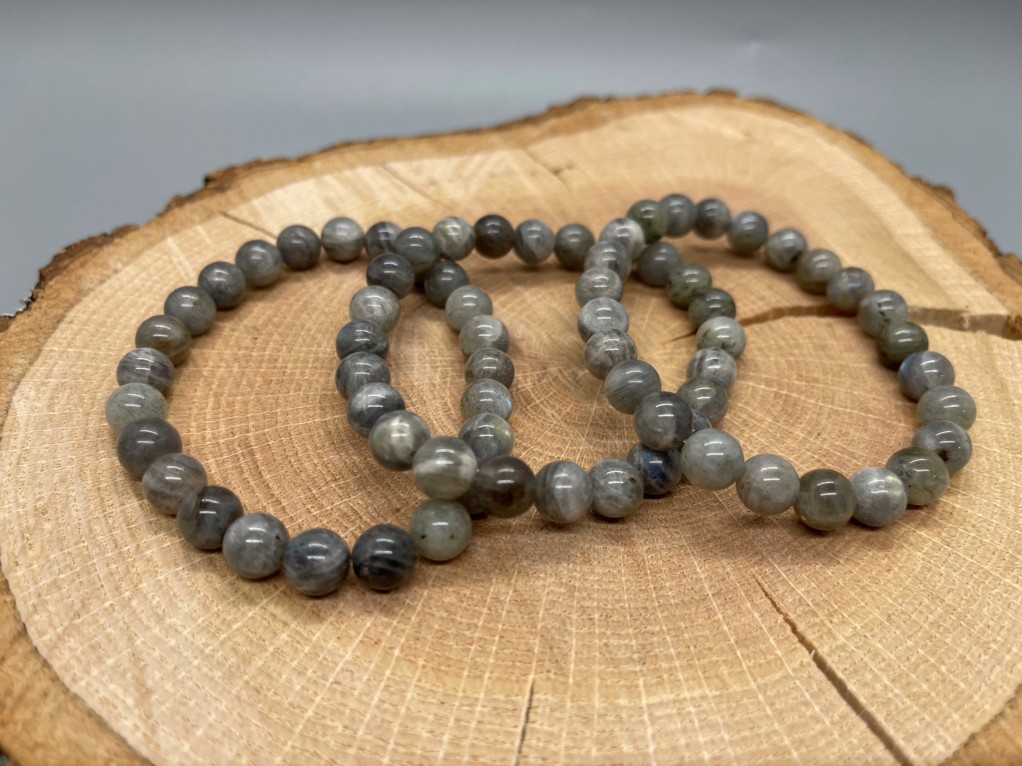 Labradorite Beaded Bracelet