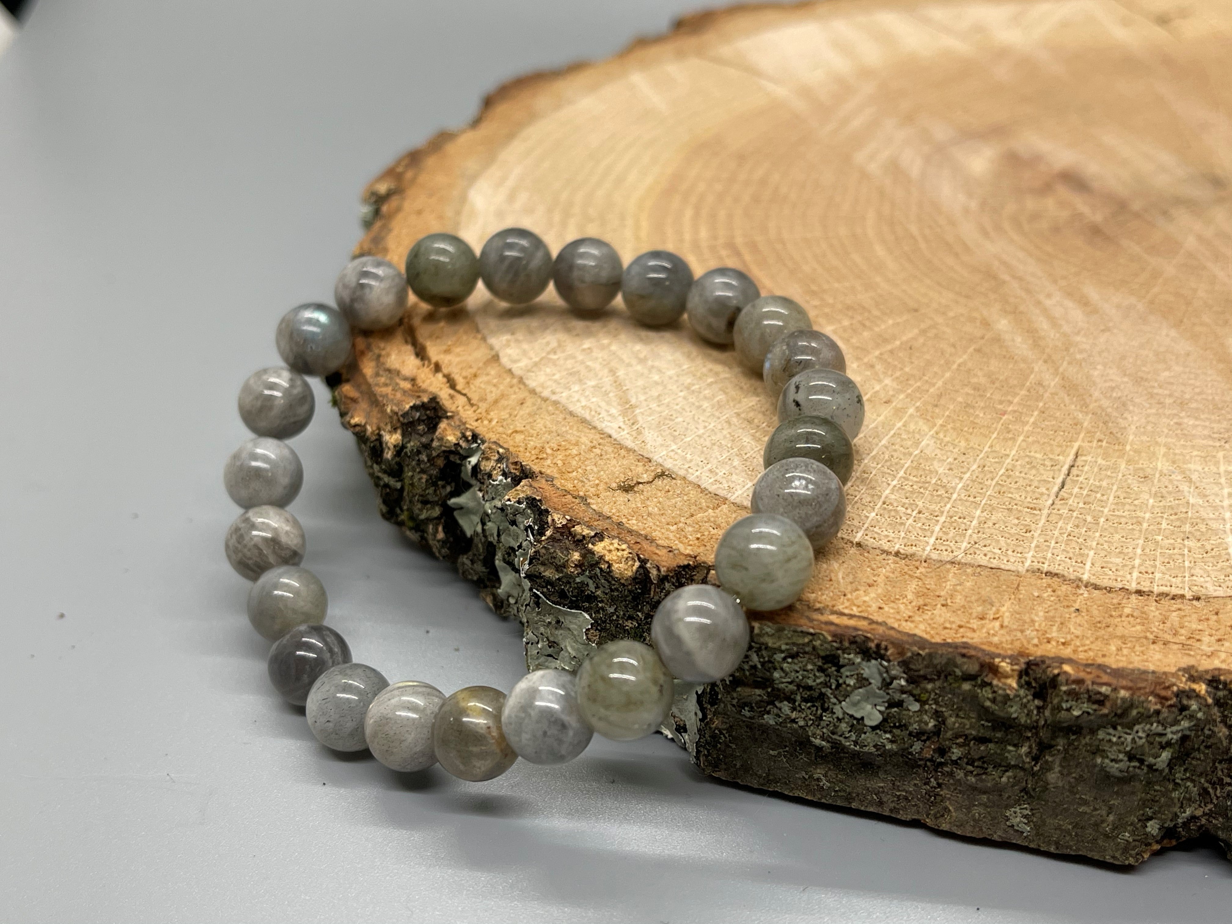 Labradorite Beaded Bracelet