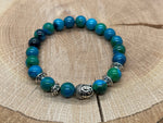 Phoenix Stone Budda Charm Bracelet