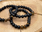 Tiger Eye w/ Onyx Bracelet