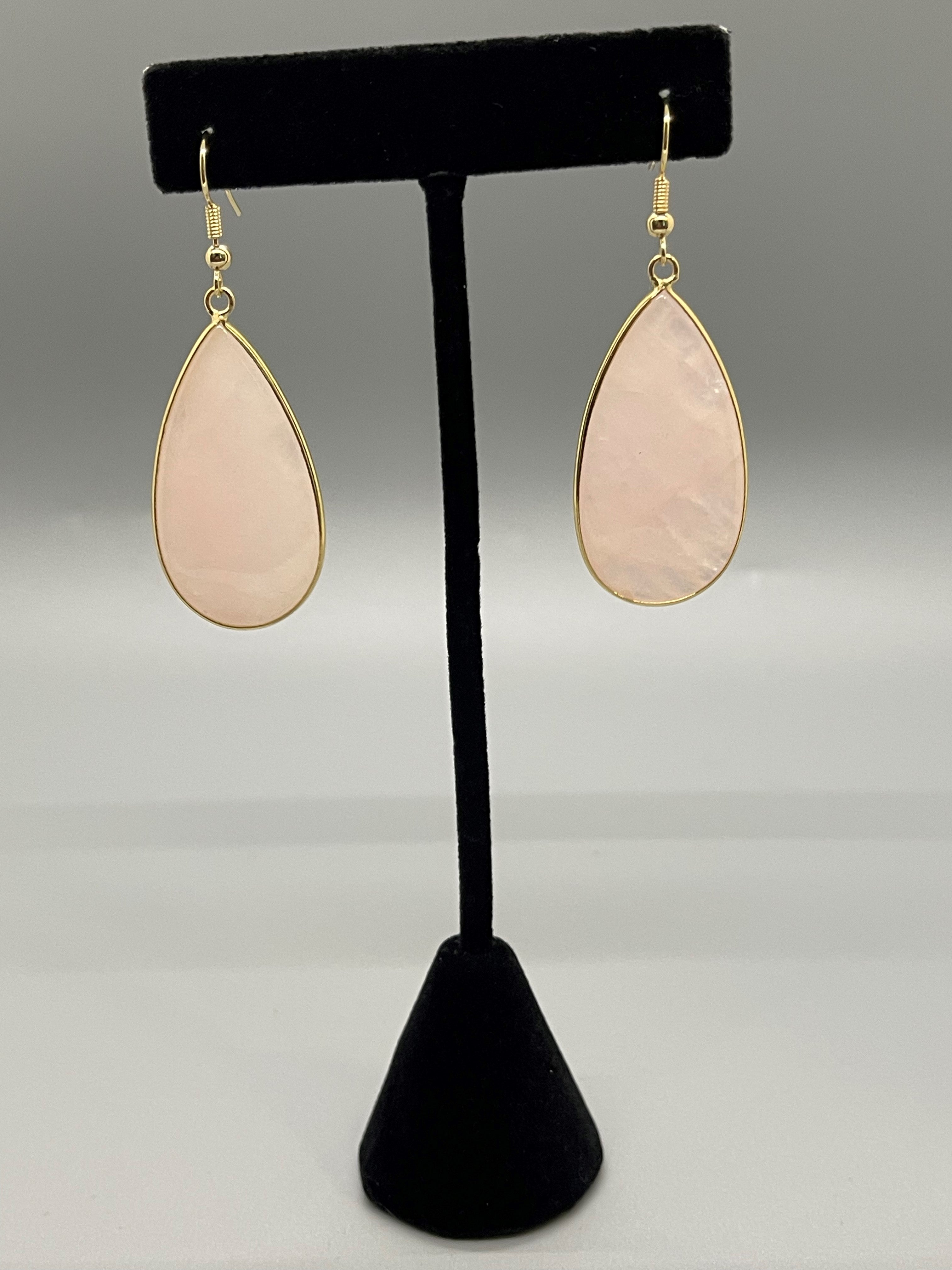 Rose Quartz Tear Drop