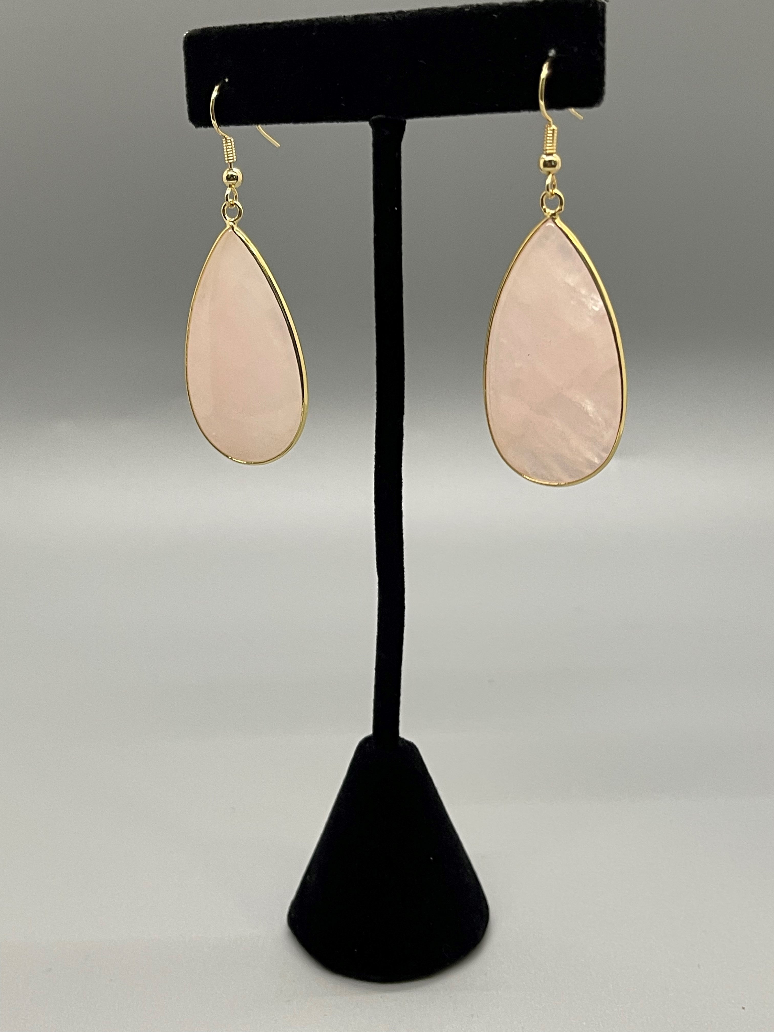 Rose Quartz Tear Drop
