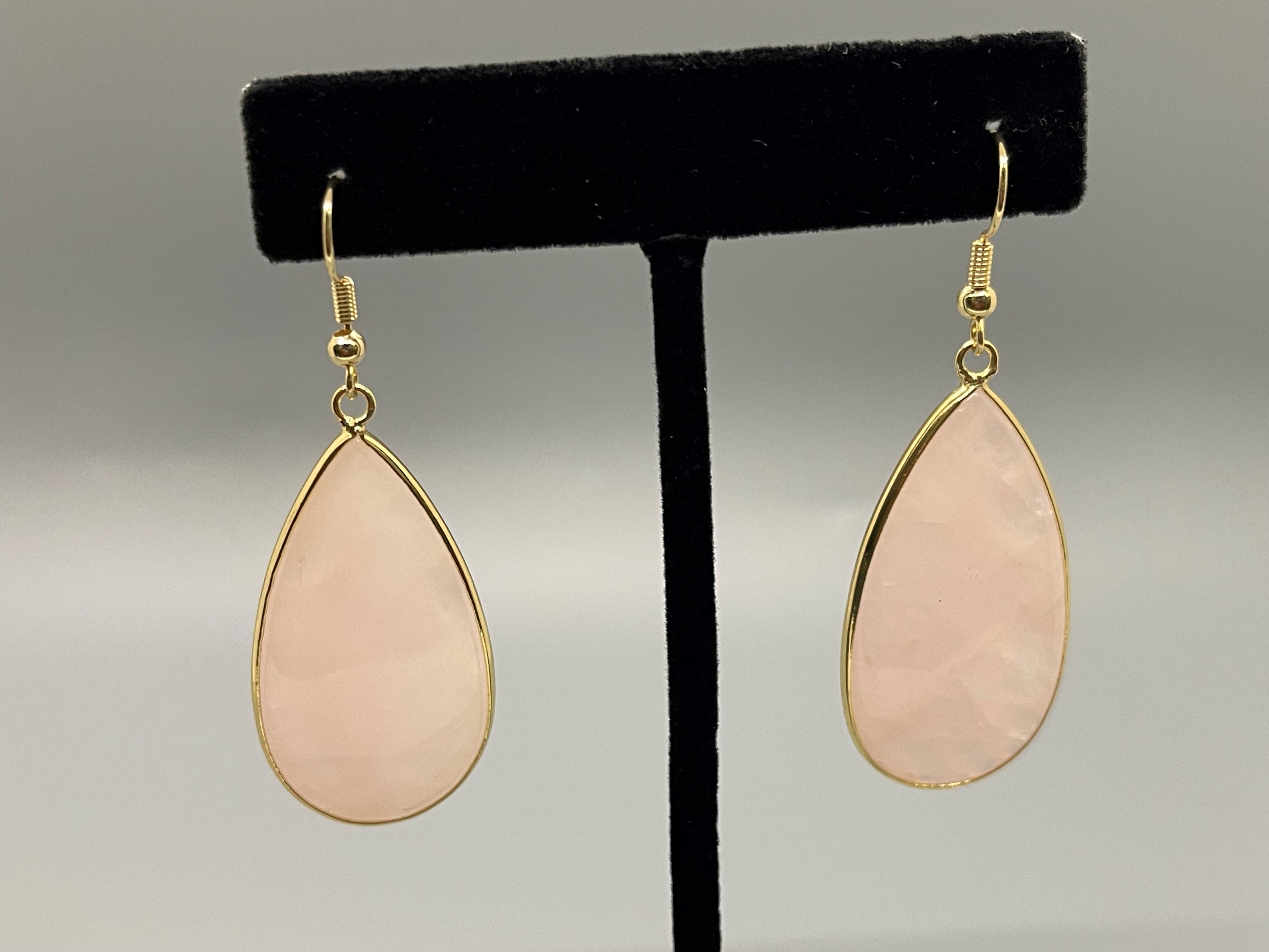 Rose Quartz Tear Drop