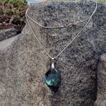 Natural Labradorite Irregular Pendant