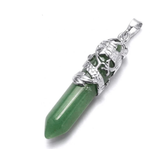 Dragon Bail Natural Gems Stone Pendant