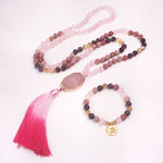 Peace in Love Mala and Bracelet Set