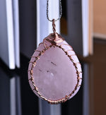 Tree of Life Pendent- Rose/TigerEye/Amethyst/Red Jasper