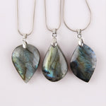 Natural Labradorite Irregular Pendant