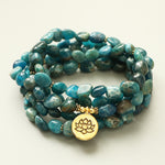 Apatite Unshaped Stone Bracelet/ Necklace