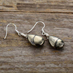 Pyrite Teardrop Earrings