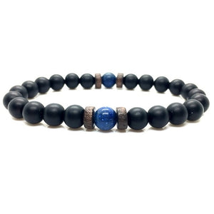 Natural Bead Bracelet Lava Stone Diffuser for Men