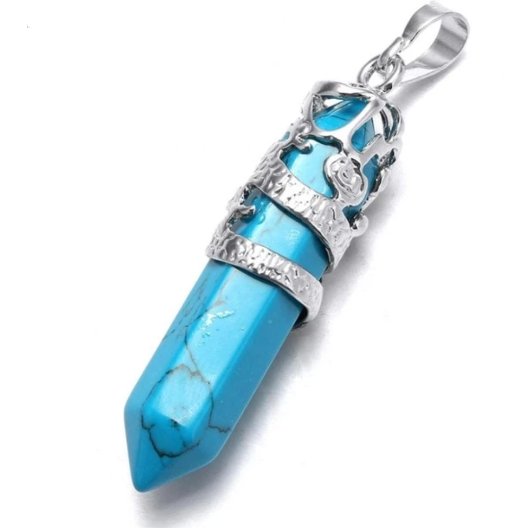 Dragon Bail Natural Gems Stone Pendant